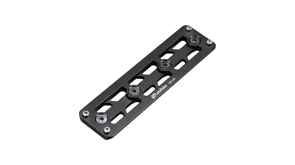 Leofoto GSP-140 M-LOK QR Plate - Arca, Black, GSP-140