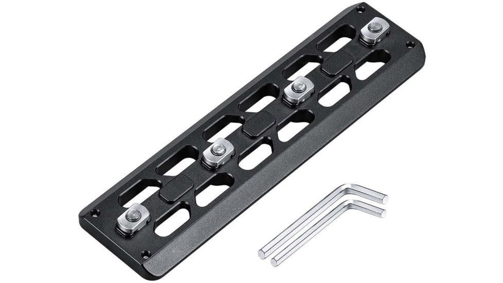 Leofoto GSP-140 M-LOK QR Plate - Arca, Black, GSP-140