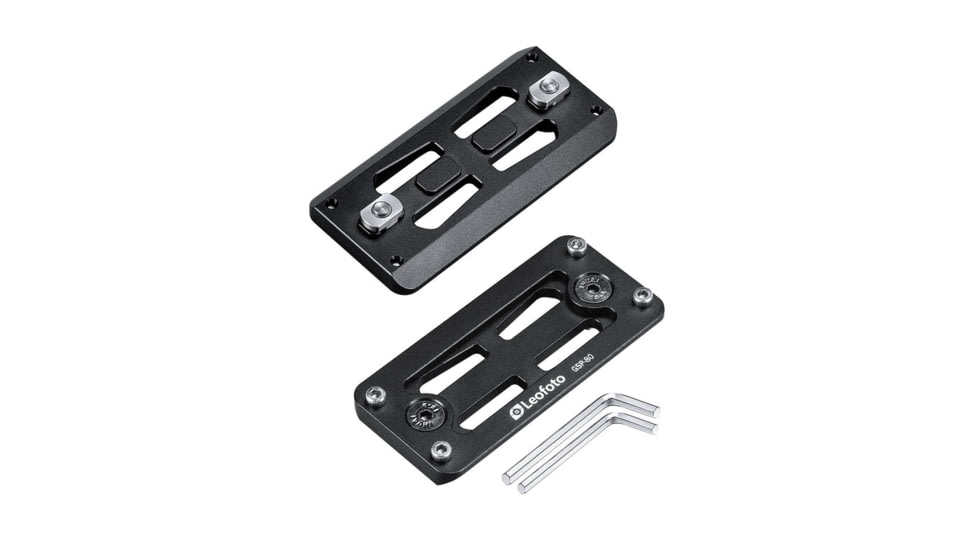 Leofoto GSP-80 M-LOK QR Plates - Arca, Black, GSP-80