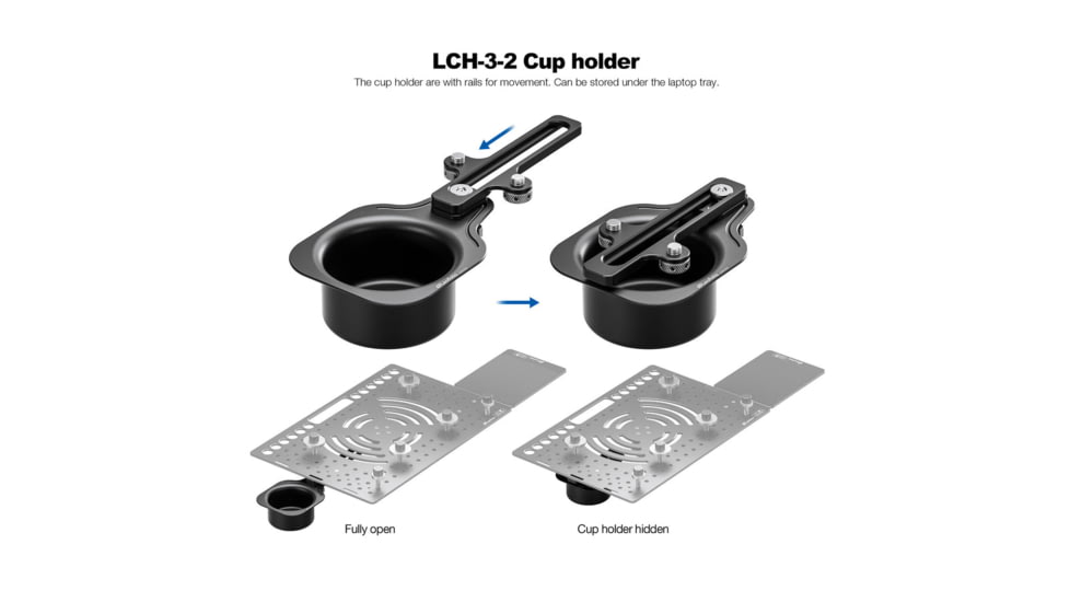 Leofoto LCH-3-2 Cup Holder, Black, LCH-3-2