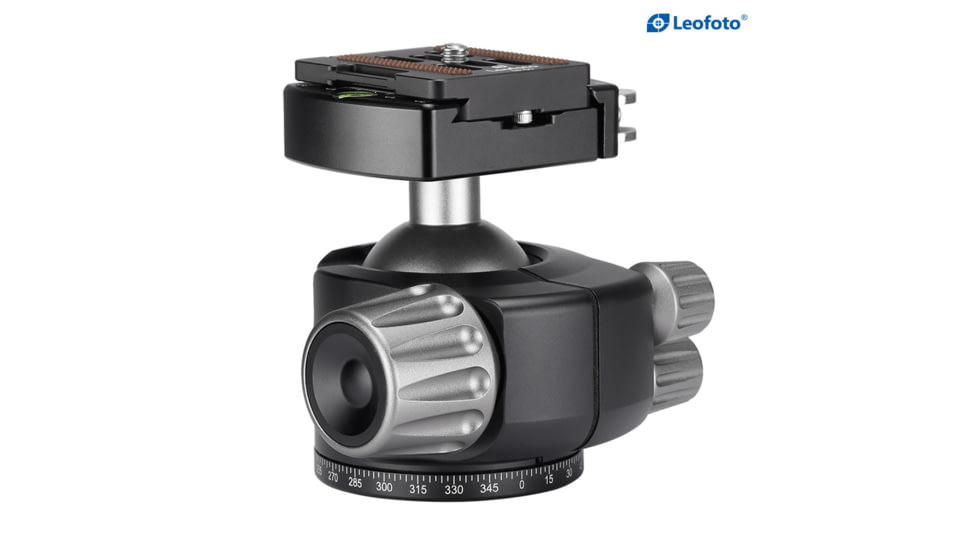 Leofoto LH-40LR Ball Head w/ Lever Release Clamp, Arca, Black, LH-40LR