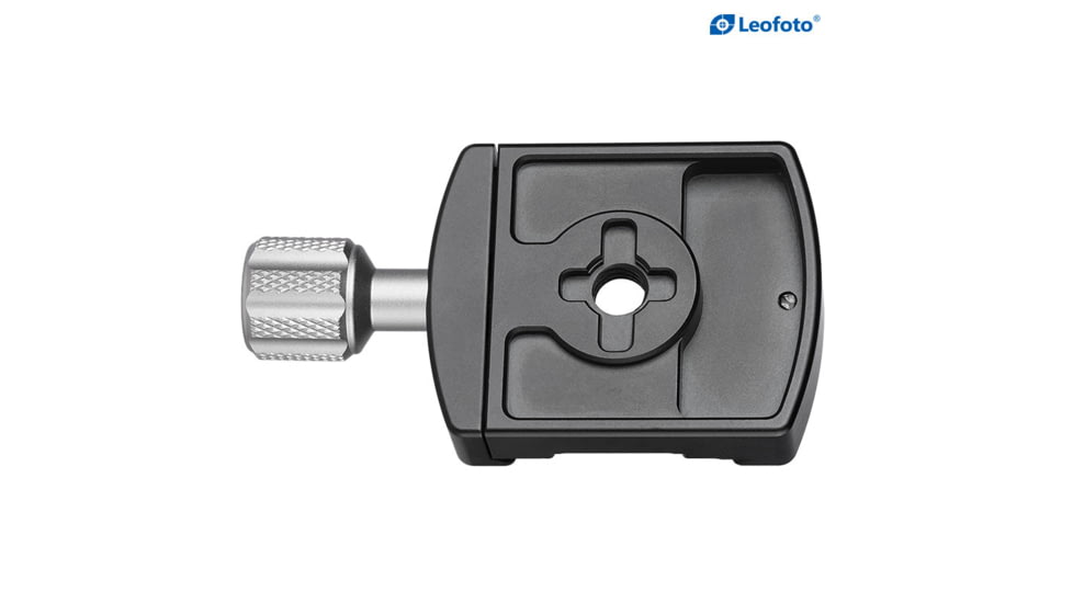 Leofoto LHC-50 50mm Screw-Knob Clamp w/QP-70N 70mm Plate Arca, Black, LHC-50