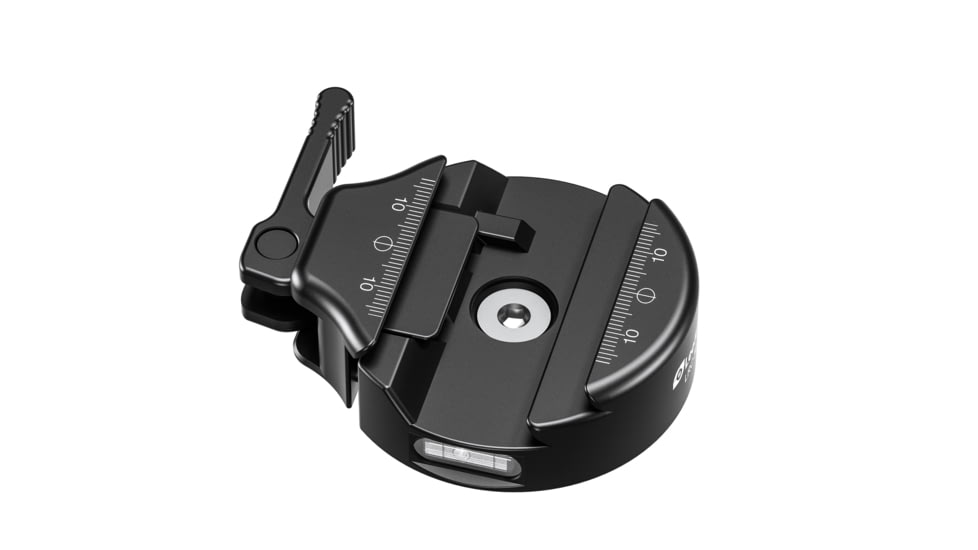 Leofoto LRC-60 Lever-Release Hybrid Clamps - Arca &amp; Picatinny Compatible, Black, LRC-60