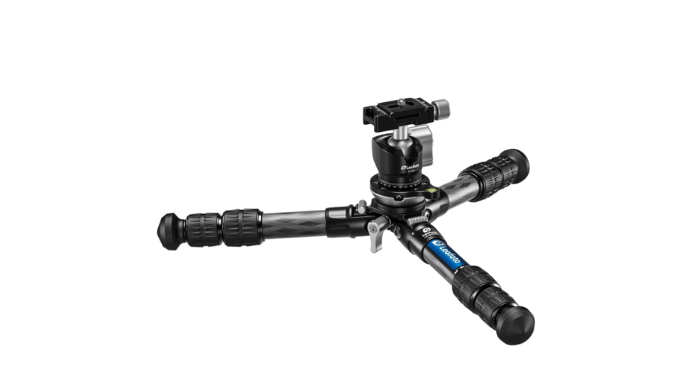 Leofoto LS-223CEX X Verison Table/Ground Mini Tripod w/ Integrated Leveling Base, Ballhead Set, Black, LS-223CEXX+LH-25