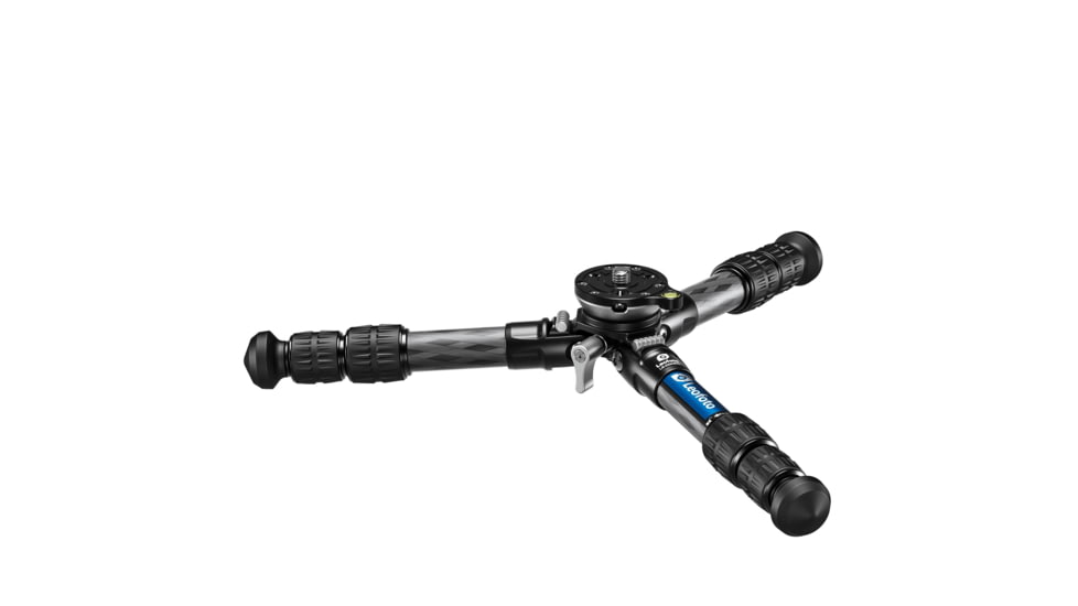 Leofoto LS-223CEX X Verison Table/Ground Mini Tripod w/ Integrated Leveling Base, Black, LS-223CEXX