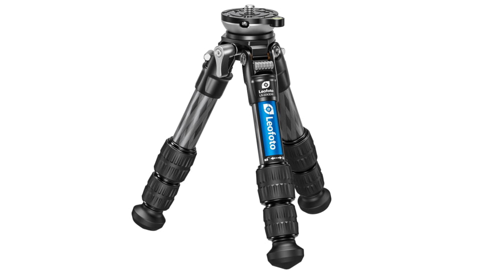 Leofoto LS-223CEX X Verison Table/Ground Mini Tripod w/ Integrated Leveling Base, Black, LS-223CEXX