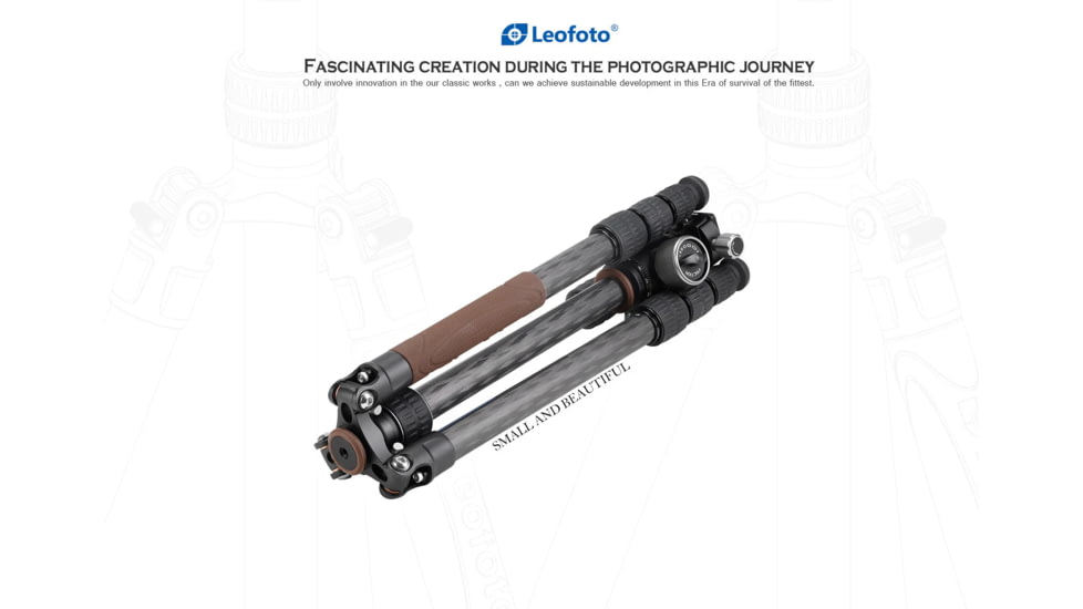 Leofoto LX-224CT/XB-32Q Reversible Travel Tripod w/ Ball Head Set, Black, LX-224CT+XB-32Q