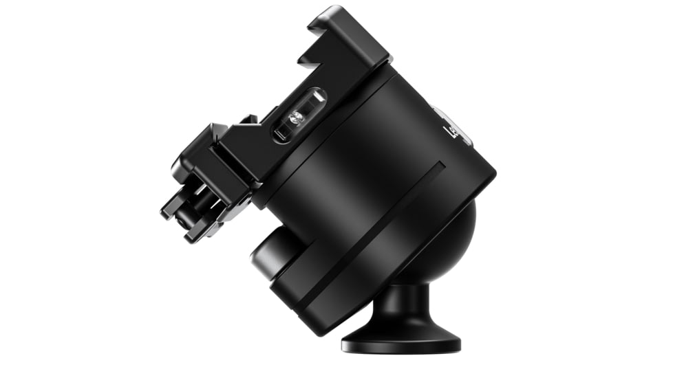 Leofoto MA-40X Outdoors Lever-Release Rapid Lock Ball Head w/ Hybrid Clamp, Arca/Picatinny, Black, MA-40X