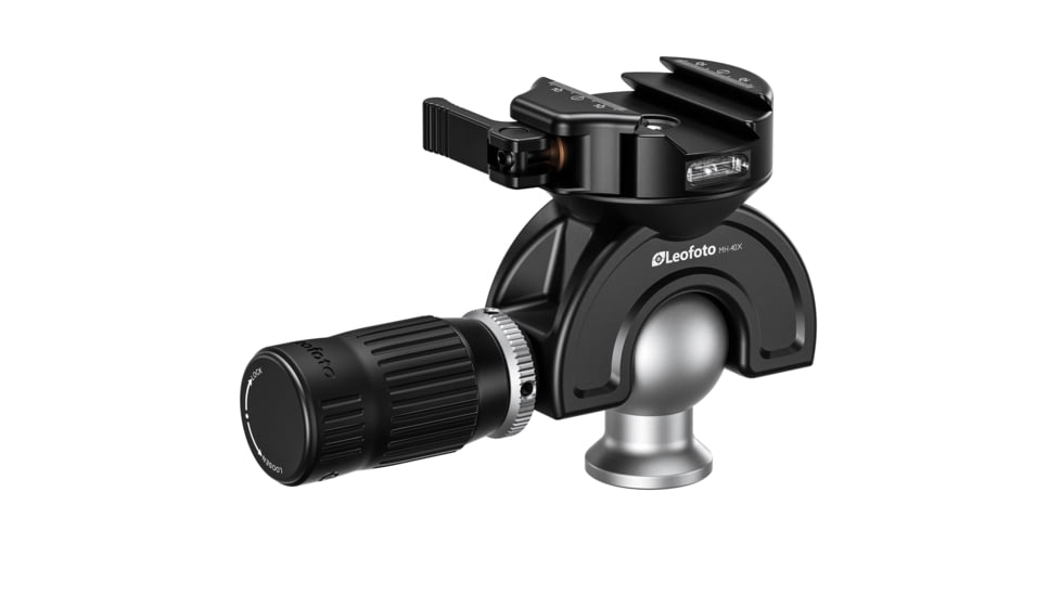 Leofoto MH-40X Full Dynamic Ball Head /w Handlebar Control for SA-X Series Tripods, Arca/Picatinny, Black, MH-40X