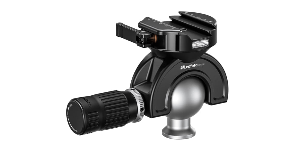 Leofoto MH-50X Full Dynamic Ball Head /w Handlebar Control for SA-X Series Tripods, Arca/Picatinny, Black, MH-50X