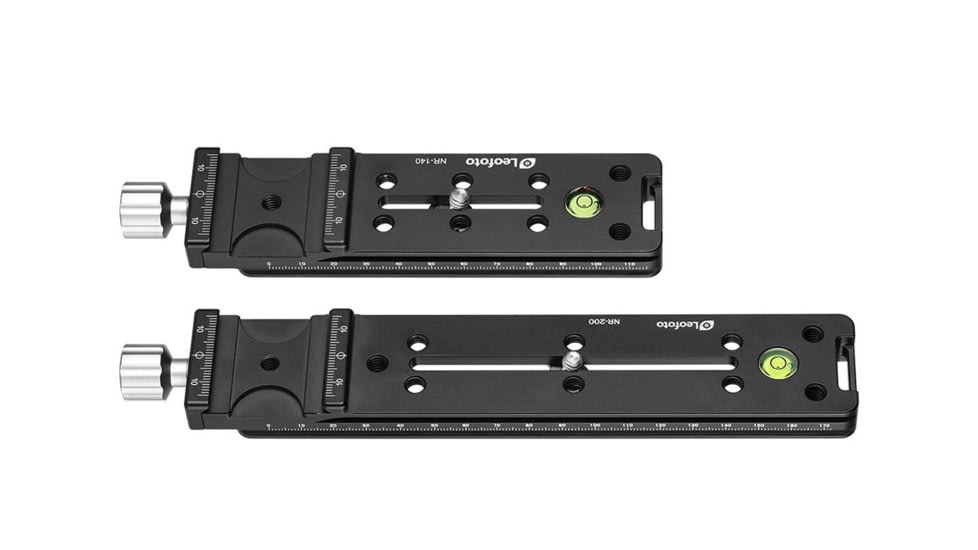 Leofoto NR-140 Rail w/ Clamp for Garmin XERO C1 Chronograph, Black, NR-140