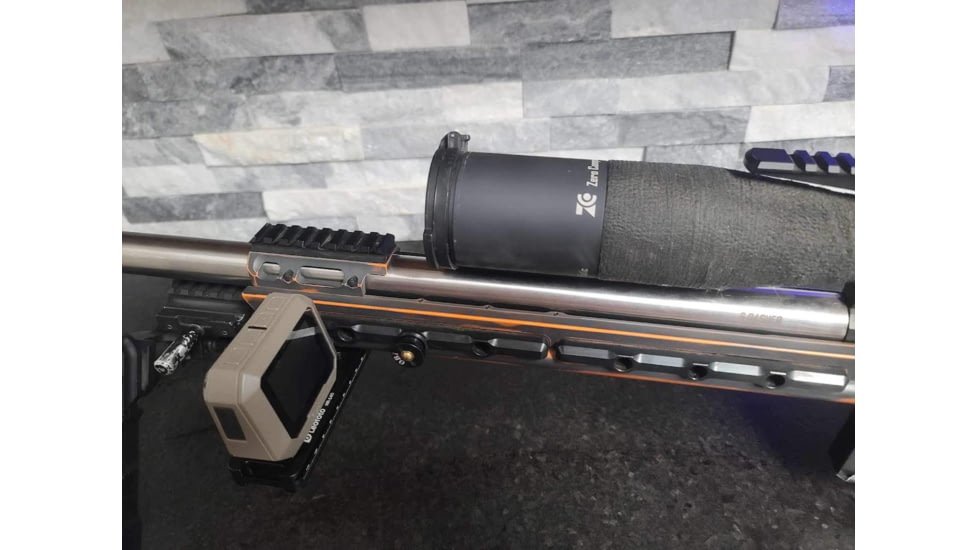 Leofoto NR-140 Rail w/ Clamp for Garmin XERO C1 Chronograph, Black, NR-140