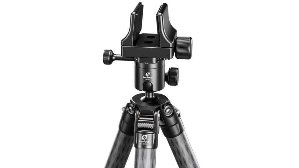 Leofoto SA-363CX/MK-40X/GS-3 Outdoors Tripod w/ Ball Head and Clamp Set, Black, SA-363CX+MK-40X+GS-3