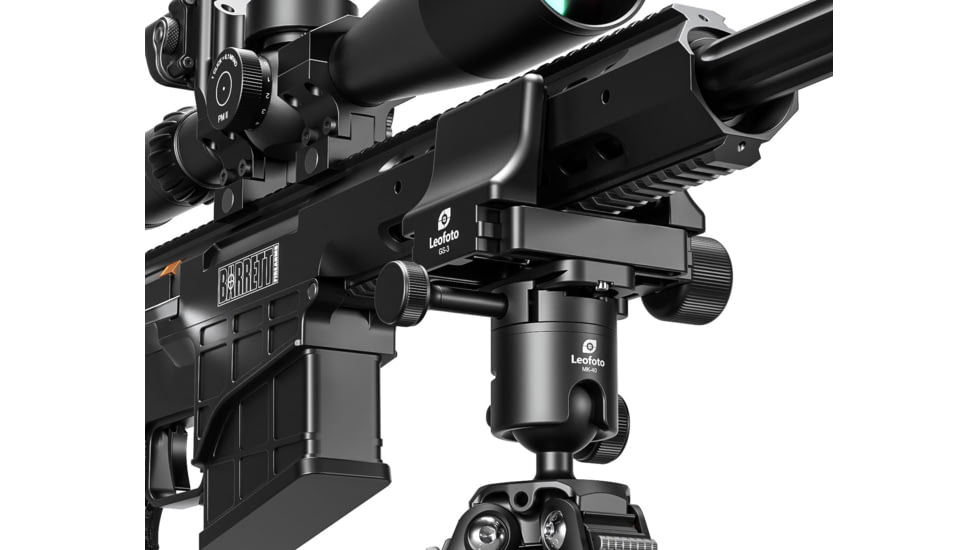 Leofoto SA-363CX/MK-40X/GS-3 Outdoors Tripod w/ Ball Head and Clamp Set, Black, SA-363CX+MK-40X+GS-3