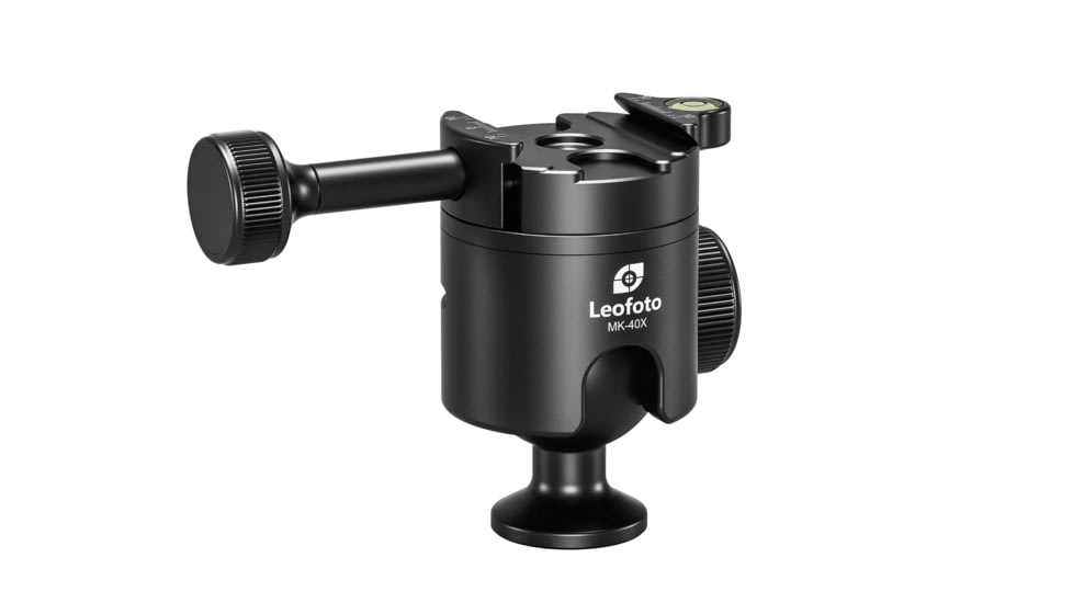 Leofoto SA-363CX/MK-40X/GS-3 Outdoors Tripod w/ Ball Head and Clamp Set, Black, SA-363CX+MK-40X+GS-3