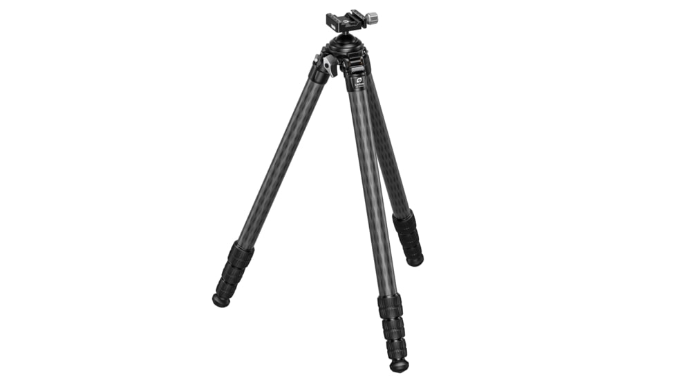Leofoto SK-324CLX Long Outdoors Tripod w/ Integrated Knob-Control Ballhead, Black, SK-324CLX