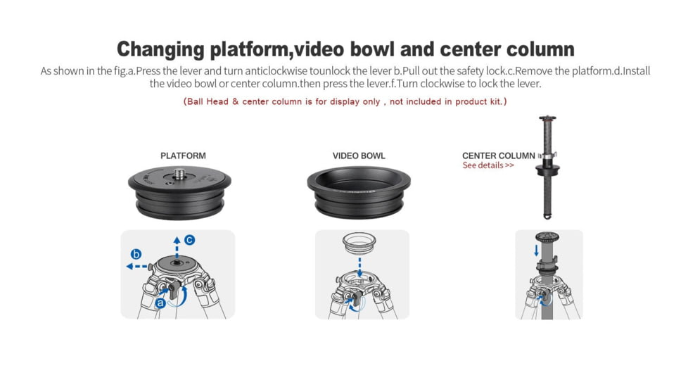 Leofoto SO-322CX Inverted Outdoors Series Carbon Fiber Tripod w/ 75mm Bowl/Platform, Black, SO-322CX