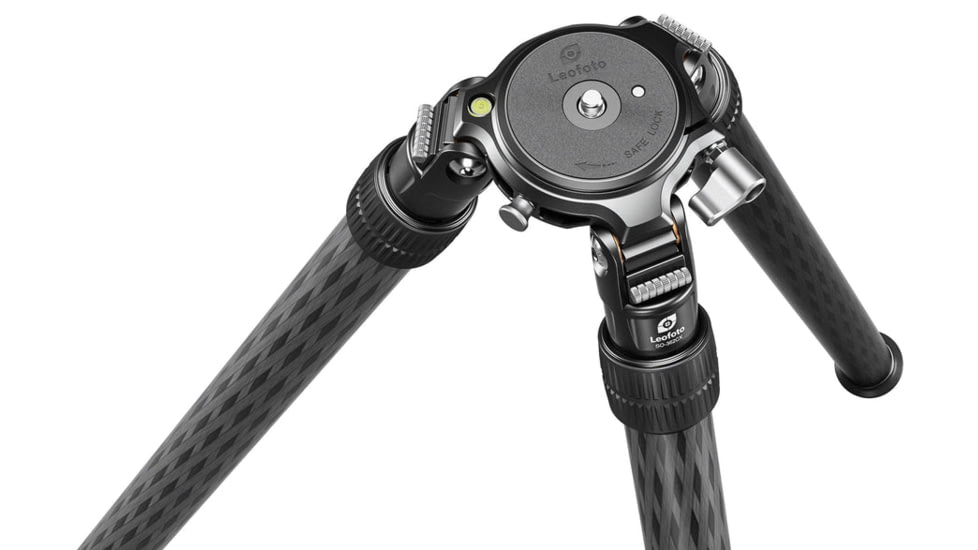 Leofoto SO-362CX Short Inverted Outdoors Series Carbon Fiber Tripod w/ 75mm Bowl/Platform, Black, SO-362CMX
