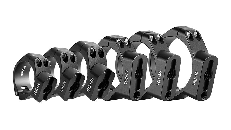 Leofoto TDC-22/CF-9 Tripod Threaded Leg Collar w/ 3/8 Screw Stud, Black, TDC-22+CF-9