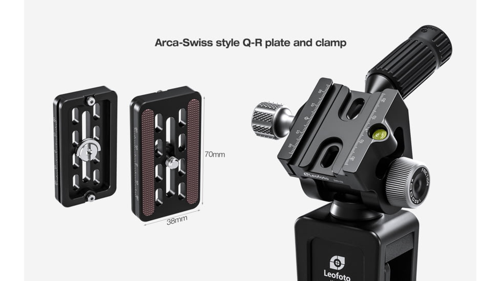 Leofoto WN-01/SW-02 Car Window Clamp Kit, Windows Mounting Head for Binoculars/ Lens and Camera, Black, WN-01+SW-02