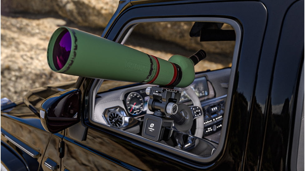 Leofoto WN-01/SW-02 Car Window Clamp Kit, Windows Mounting Head for Binoculars/ Lens and Camera, Black, WN-01+SW-02