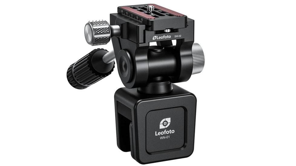 Leofoto WN-01/SW-02 Car Window Clamp Kit, Windows Mounting Head for Binoculars/ Lens and Camera, Black, WN-01+SW-02