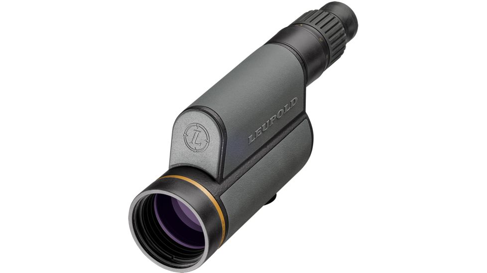 Leupold 12-40x60mm HD Golden Ring Spotting Scope, Impact Reticle, Shadow Gray, 120373