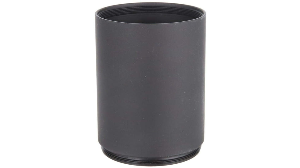 Leupold Pro Gear Alumina 50mm 2.50in Long Screw On Shade Mount, Aluminum, Matte Lens, Black, 182904