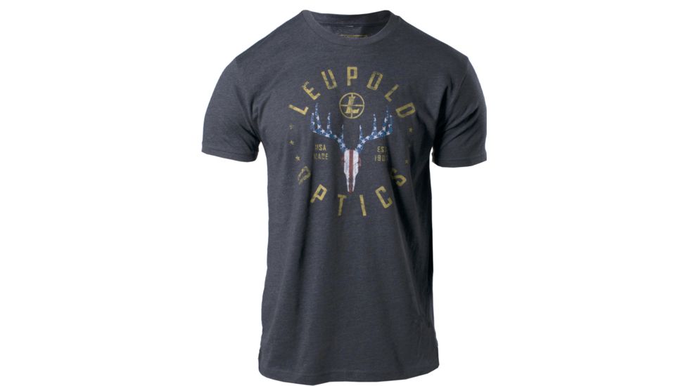 Leupold American Whitetail Premium Tee - Men's, Charcoal, M, 179141