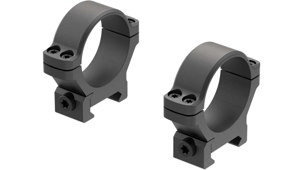 Leupold BackCountry Cross 34mm Slot Med Rings Mounts, Black, 183391