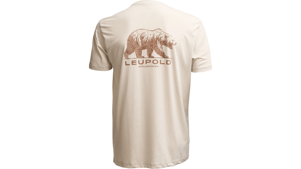 Leupold Bear Graphic T-Shirt, Large, Sand, 186519
