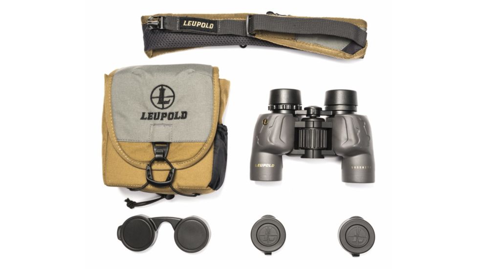 Leupold BX-1 Yosemite 6x30mm Porro Binoculars, Shadow Grey, 172703