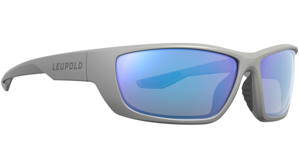 Leupold Cheyenne Performance Eyewear, Matte Grey Frame, Blue Mirror Lens, Universal, 181282