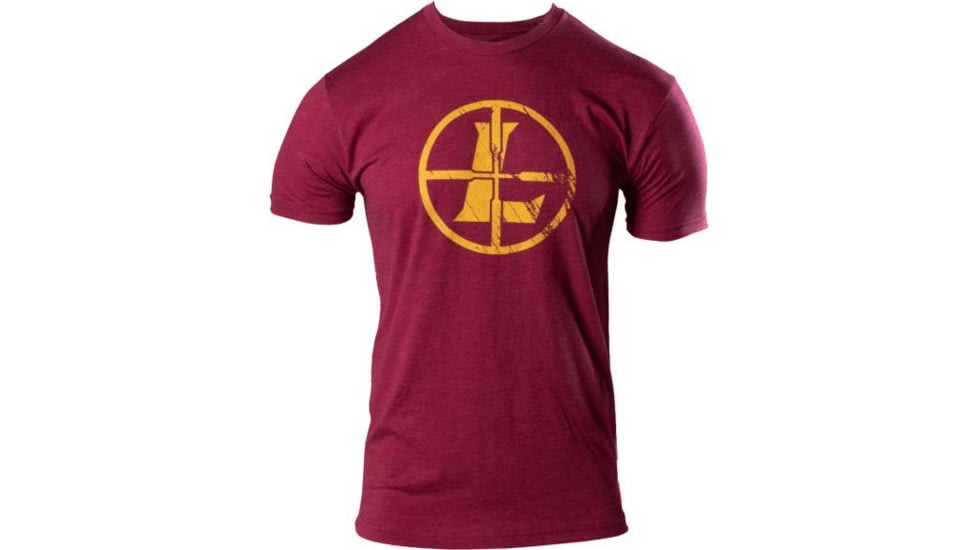Leupold Distressed Reticle Tee - Men's, Cardinal Heather, XXL, 181847
