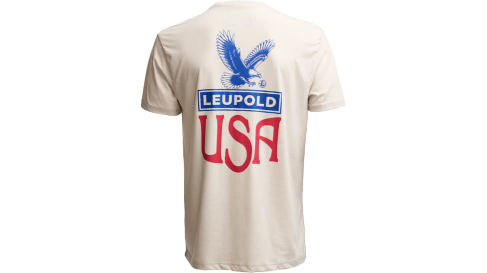 Leupold Eagle Badge Graphic T-Shirt, Large, Sand, 186543