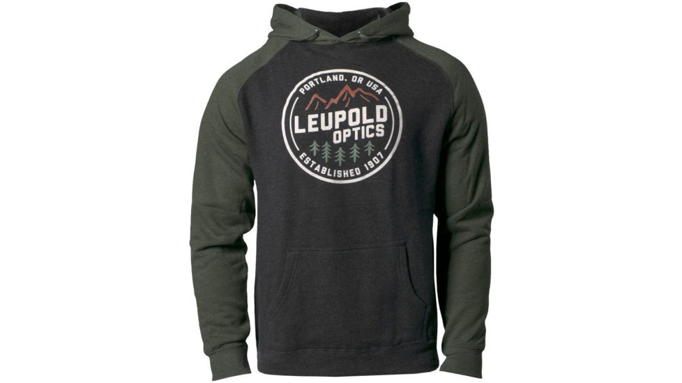 Leupold Established 1907 Hoodie - Mens, Charcoal, L, 177642