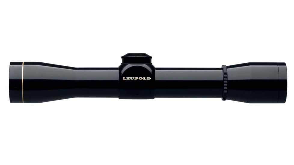 Demo,Leupold FX-I 4x28mm Rimfire Rifle Scope, Finish &amp; Reticle Gloss Black Finish, Fine Duplex Reticle 58670