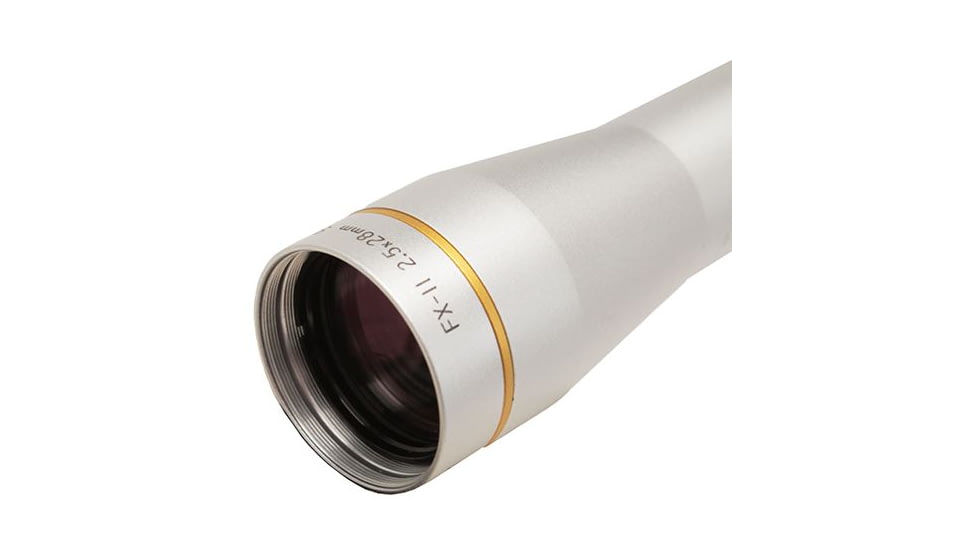 Leupold FX-II 2.5x28mm Scout Rifle Scope - Silver Finish, Duplex Reticle