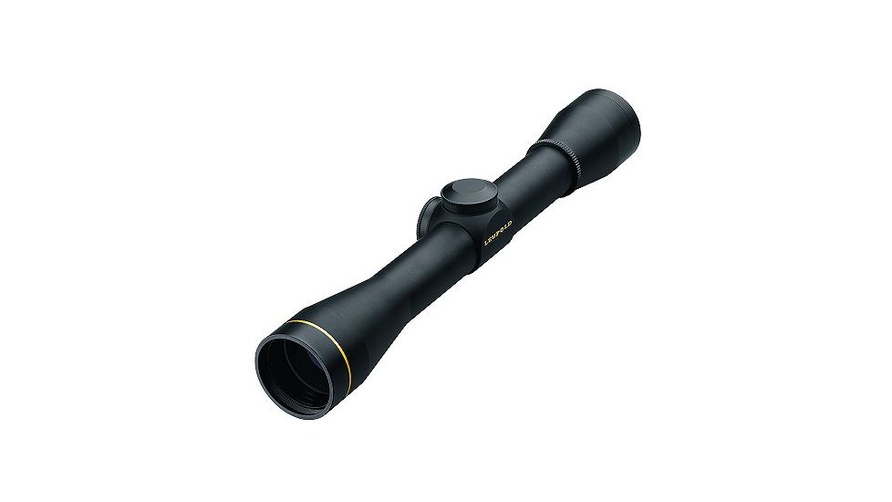 Leupold FX-II 4x33mm Fixed Power Rifle Scope, Finish &amp; Reticle Matte Black Finish, Wide Duplex Reticle