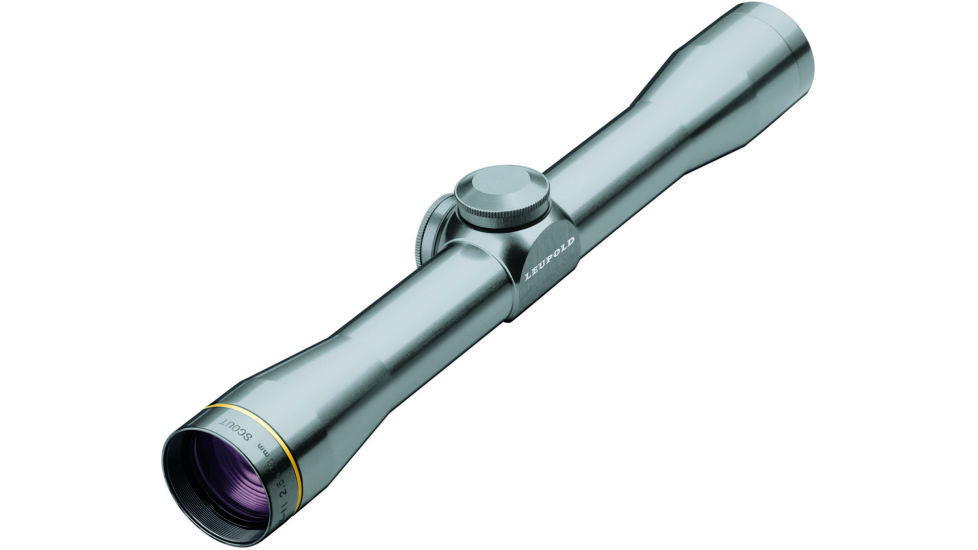 Demo,Leupold FX-II 2.5x28mm Scout Rifle Scope - Silver Finish, Duplex Reticle 58820