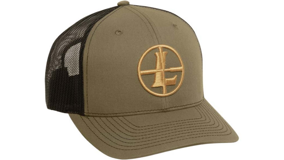 Leupold Icon Trucker Hat, Loden/Black, One Size, 181706