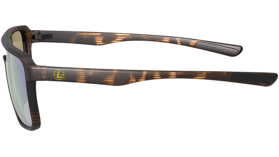 Leupold Bridger Sunglasses, Matte Tortoise Frame, Emerald Mirror Lens, 186747
