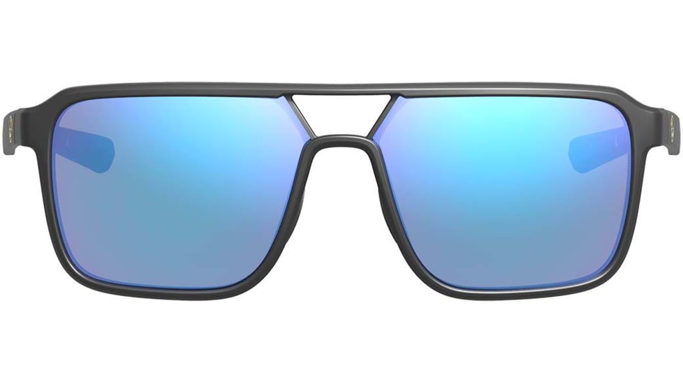 Leupold Bridger Sunglasses, Matte Black Frame, Blue Mirror Lens, 186748