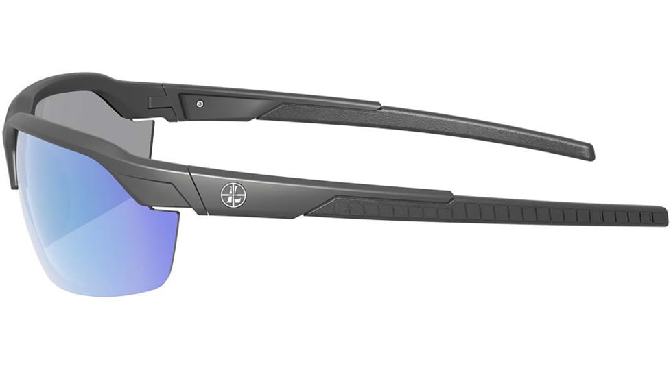 LEU 186754 TRACER MATTE BLACK BLUE MIRROR
