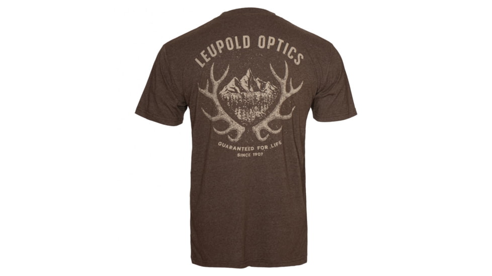 Leupold Antler Range Tee - Men's, Brown Heather, S, 187796