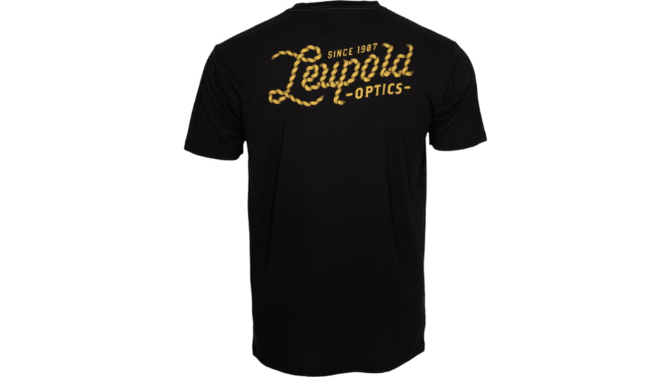 Leupold Optics Rope Script Tee - Men's, Black, S, 187880