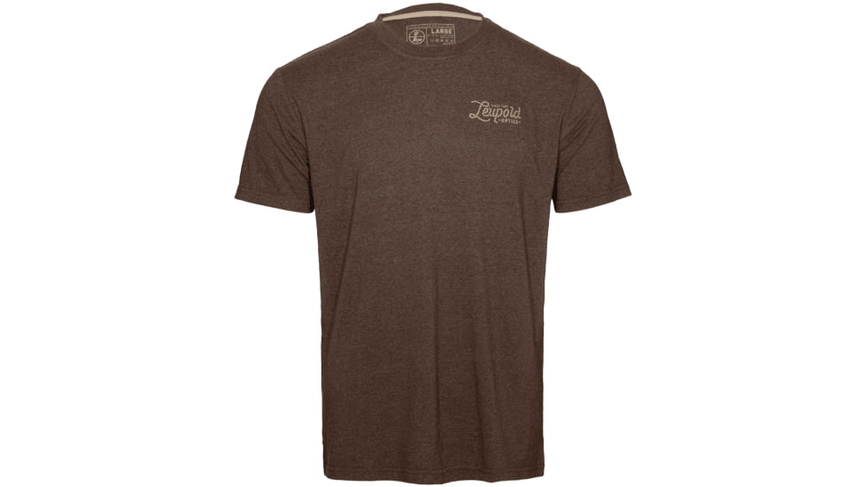 Leupold Optics Rope Script Tee - Men's, Brown Heather, XXL, 187890