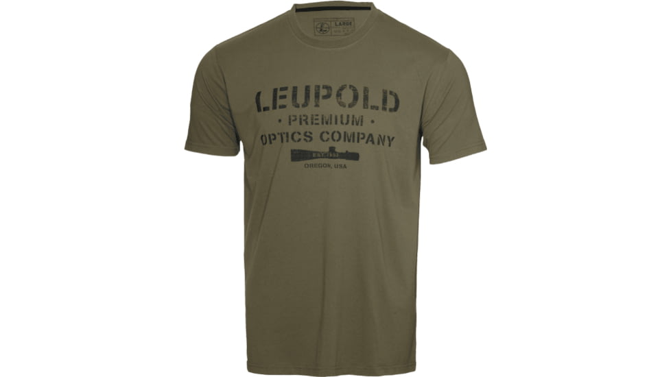 Leupold Stencil Tee - Men's, Light Olive, S, 187922