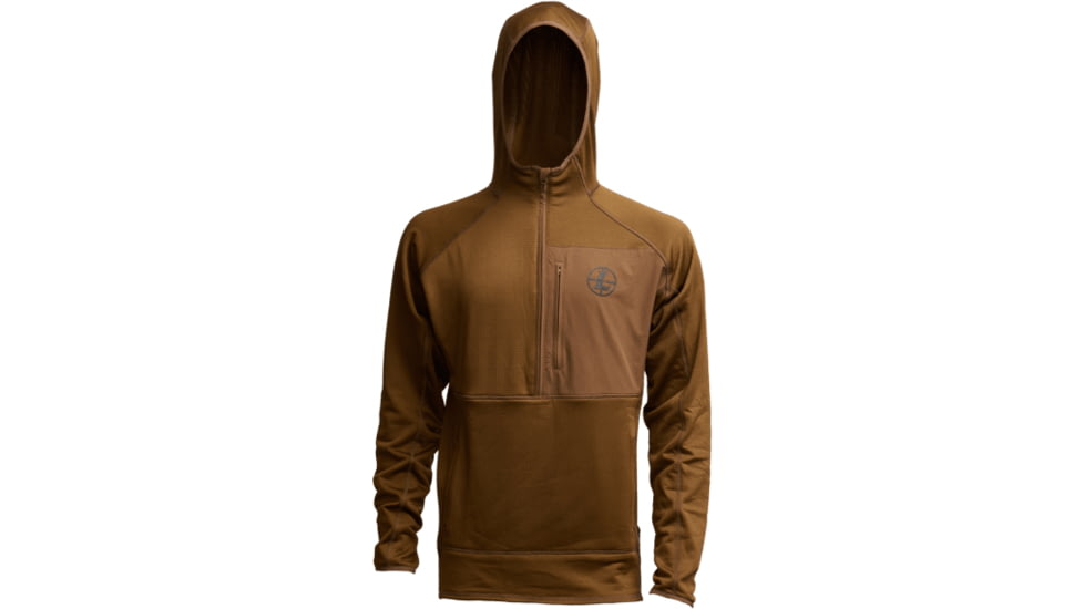 Leupold Velum 1/2 Zip Gen 2 Hooded Fleece - Men's, Otter, S, 186716