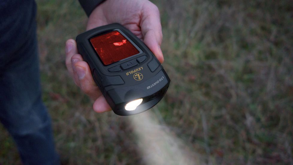 Leupold LTO Quest HD Handheld Thermal Imaging Camera, Black and Grey, 173882